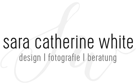 Logo Sara Catherine White – Design, Fotografie und Beratung