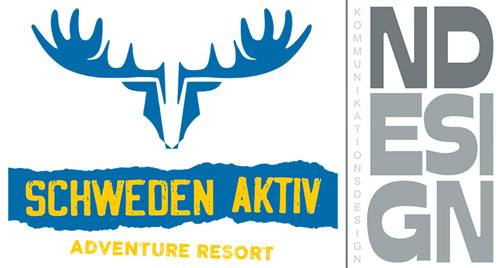 Schweden Aktiv und NDesign Logo